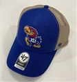 Kansas Jayhawks NCAA Royal Flagship Wash MVP Mesh Adjustable Snapback Hat *SALE*