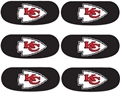 Kansas City Chiefs NFL Vinyl Face Decorations 6 Pack Eye Black Strips *SALE*
