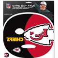 Kansas City Chiefs NFL Game Day Temporary Face Tattoo *NEW*