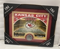 Kansas City Chiefs NFL 11" x 9" Framed & Matted Stadium Photo Mint w/ Coin *NEW*