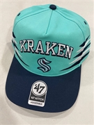 Seattle Kraken NHL Turquoise Diamond Cut Hitch Snapback Hat *NEW*