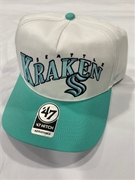 Seattle Kraken NHL White Wave Hitch Snapback Hat *NEW*