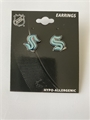Seattle Kraken NHL Silver Post Earrings