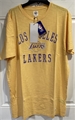 Los Angeles Lakers NBA Washed Arch Gold Archer Men's Tee Shirt *SALE* Size XL