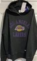 Los Angeles Lakers NBA Washed Jet Black Baxter Hoodie *NEW* Size L