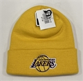 Los Angeles Lakers NBA Yellow Gold Mass Knit Cuff Hat