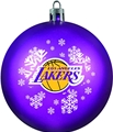 Los Angeles Lakers NBA Snowflake Purple Shatter-Proof Ball Ornament *SALE* - 6ct Case