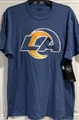 Los Angeles Rams NFL Cadet Blue Men's Franklin Knockout Fieldhouse Tee *NEW* Size L