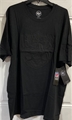 Las Vegas Raiders NFL Jet Black Embroidered Two Peat Knockout Fieldhouse Men's Tee Shirt *SALE* - Size 2XL