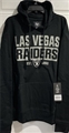 Las Vegas Raiders NFL Jet Black Box Out Men's Headline Hoodie *NEW* Size 2XL