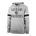 Las Vegas Raiders NFL Slate Grey Double Block Sleeve Stripe Men's Fleece Hoodie *SALE* Lot of 5