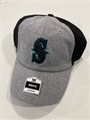 Seattle Mariners MLB Black Mass Pop Shade Clean Up Adjustable Hat *NEW*