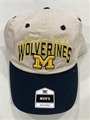 Michigan Wolverines NCAA Natural Mass Bold City Clean Up Hat *NEW*