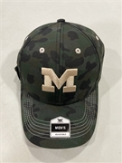 Michigan Wolverines NCAA Camo Mass Comrade MVP Snapback Hat *NEW*