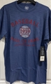 MLB Hall of Fame Cooperstown, NY Bleacher Blue Dual Arc Men's Scrum Tee *SALE*