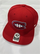 Montreal Canadiens NHL Red No Shot Captain Snapback Hat *NEW*