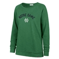 Notre Dame Fighting Irish NCAA Vintage Kelly Relaxed Heavy Scrum Women's Crew *SALE* Size S