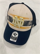 Notre Dame Fighting Irish NCAA Navy Breakout Mesh MVP Snapback Hat *NEW*