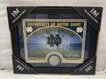Notre Dame Fighting Irish NCAA 11" x 9" Framed & Matted Stadium Photo Mint w/ Coin *NEW*