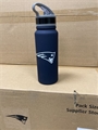 New England Patriots NFL 25oz Single Wall Stainless Steel Flip Top Water Bottle *SALE* - 6ct Case