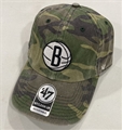 Brooklyn Nets NBA Camo Adjustable Clean Up Hat