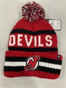 New Jersey Devils NHL Red Bering Knit Cuff Pom *NEW*