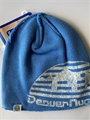 Denver Nuggets NBA Blue Distressed Big Logo Knit Beanie