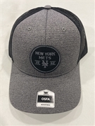 New York Mets MLB Dark Charcoal Mass Oakman Trucker Snapback Hat *NEW*