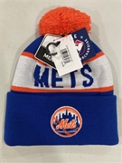 New York Mets MLB Royal Mass Full Blitz Knit Cuff Pom *NEW*