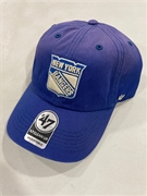 New York Rangers NHL Royal Dusted Clean Up Adjustable Hat *NEW*
