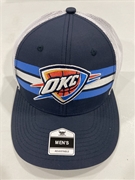 Oklahoma City Thunder NBA Navy Mass Triple Fade Snapback Trucker Hat *NEW*