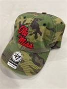Ole Miss Rebels NCAA Camo Clean Up Adjustable Hat *NEW*