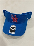 Ole Miss Rebels Vintage NCAA Blue Raz Clean Up Visor *NEW*
