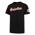 Baltimore Orioles Cooperstown MLB Jet Black Embroidered Men's Vintage Fieldhouse Tee