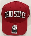 Ohio State Buckeyes NCAA Red Legend Lone Script MVP Adjustable Hat *NEW*