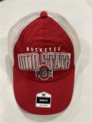 Ohio State Buckeyes NCAA Red Mass Bridge Clean Up Mesh Snapback Hat *NEW*