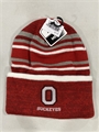 Ohio State Buckeyes NCAA Red Mass Washburn Knit Cuff Hat *NEW*