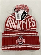 Ohio State Buckeyes NCAA Red Mass Saskatoon Knit Cuff Cap w/ Pom *NEW*