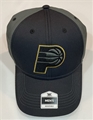 Indiana Pacers NBA Charcoal Blackball MVP Adjustable Hat
