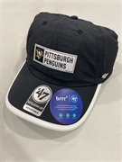 Pittsburgh Penguins NHL Black Member Clean Up Hat *NEW*