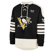 Pittsburgh Penguins NHL Jet Black Sweep Check Eternal Men's Lacer Hoodie *NEW*
