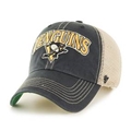 Pittsburgh Penguins NHL Vintage Black Tuscaloosa Snapback Mesh Clean Up Hat *SALE*