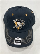 Pittsburgh Penguins NHL Black Mass Dayton Clean Up Adjustable Hat "NEW"