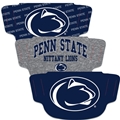 Penn State Nittany Lions NCAA 3-Pack Fan Mask Face Covering *SALE*
