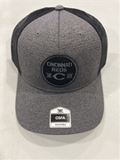 Cincinnati Reds MLB Dark Charcoal Mass Oakman Trucker Snapback Hat *NEW*
