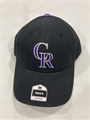 Colorado Rockies MLB Black Mass Basic MVP Adjustable Hat *NEW*