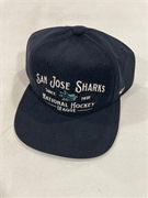 San Jose Sharks NHL Black Whitlock Captain Snapback Hat *NEW*