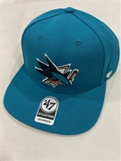 San Jose Sharks NHL Dark Teal No Shot Captain Snapback Hat *NEW*