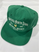 Minnesota North Stars Vintage NHL Kelly Whitlock Captain Snapback Hat *NEW*
