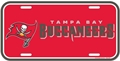 Tampa Bay Buccaneers NFL Souvenir Plastic License Plate *SALE*
